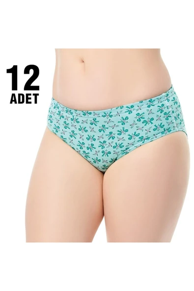 Seher Yıldızı Seher Kız Çocuk Empirme Kom Slip Külot 12'li ürün görseli 1