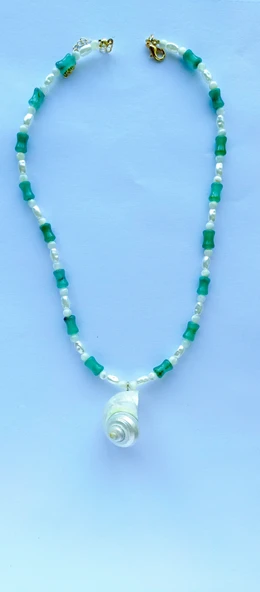 Aventurin Aytaşı Doğaltaş Kolye - 4