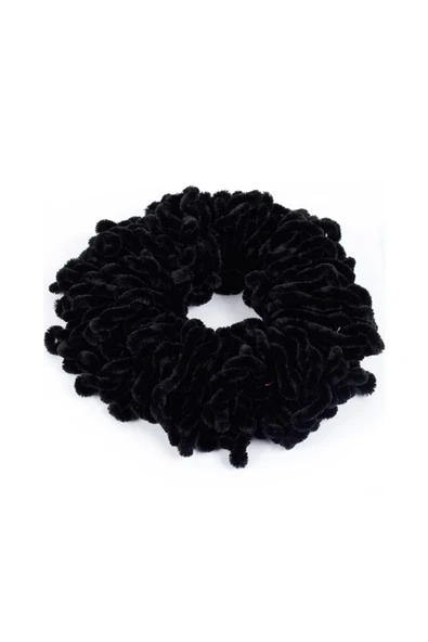 B One Siyah Kadife Topuz Tokası 3'lü - Resim 2