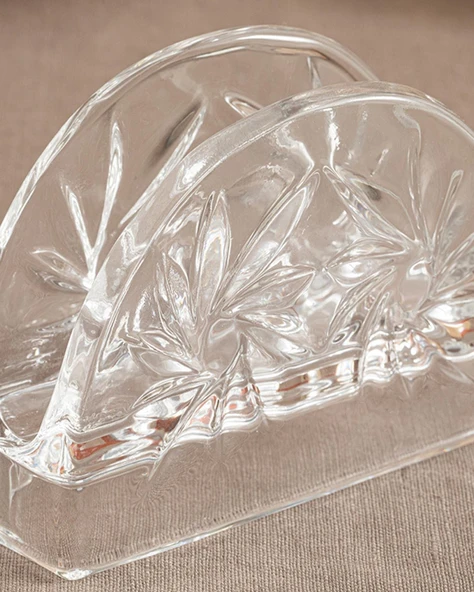 English Home Cross Cam Peçetelık 13x9 Cm Şeffaf - Resim 3