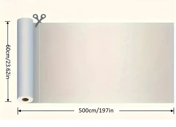 Uv Engelleyici Buzlu Cam Filmi 5 Metre X 60 Cm - Resim 4