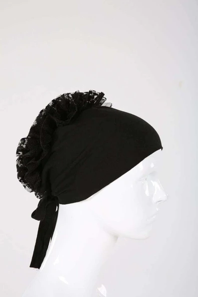 ENSAR GİYİM Sinem Kadın Renkli Topuz Bone ürün görseli 1