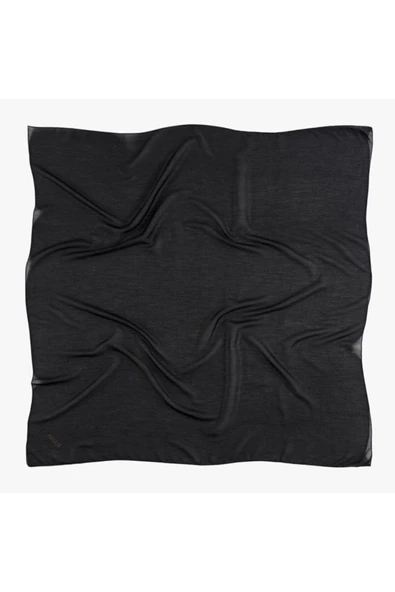 SİNEM EŞARP Sinem Düz India Db-100 01 Siyah Tülbent ürün görseli 1