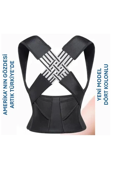 Form Angel Kadın ya da Erkek Dik Duruş Korsesi Kamburluk Kifoz Önleyici Sırt Korse - Resim 5