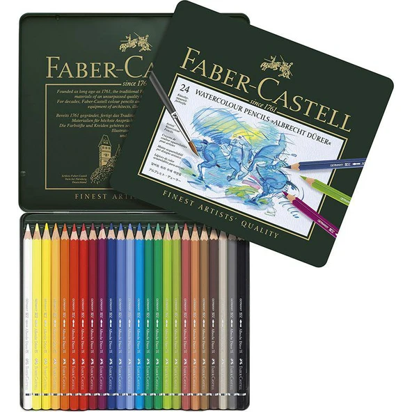 Faber Castell Albrecht Dürer Aquarell Boya Kalemi 24 Renk 117524 ürün görseli