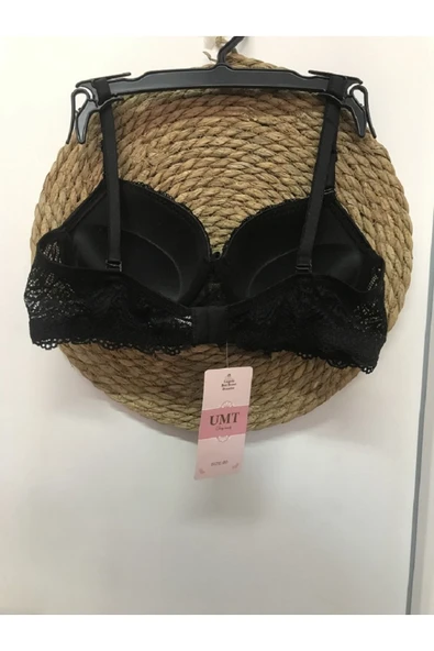 UMT Underwear UMT DANTEL DETAYLI ASKISI ÇIKARILABİLEN DERİ SÜTYEN - Resim 2