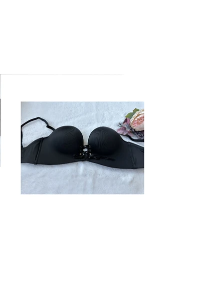 Love Fuchsia Underwear Extra Dolgulu El Destekli Göğüs Dekoltesi İpli Ayarlanabilen Double Push Up Sütyen ürün görseli 1