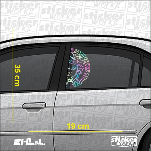 Versace Cam Sticker - Resim 4