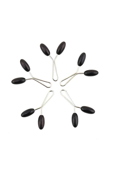 Love Fuchsia Underwear Eşarp Şal Klipsi Arpa Model 6 Adet Siyah ürün görseli 1