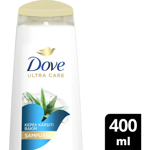 Dove Ultra Care Saç Bakım Şampuanı Kepek  Bakım Aloe Vera 400 ml ürün görseli