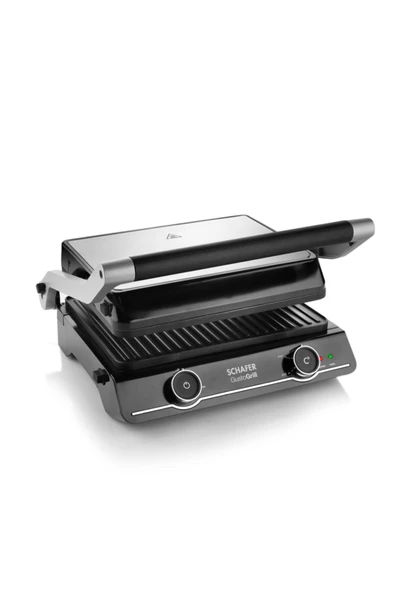 Schafer Gusto Grill 1800 W Izgara ve Tost Makinesi Inox - Resim 6