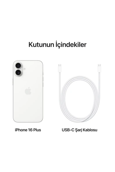 Apple iPhone 16 Plus 256GB Beyaz (Apple Türkiye Garantili) - Resim 6