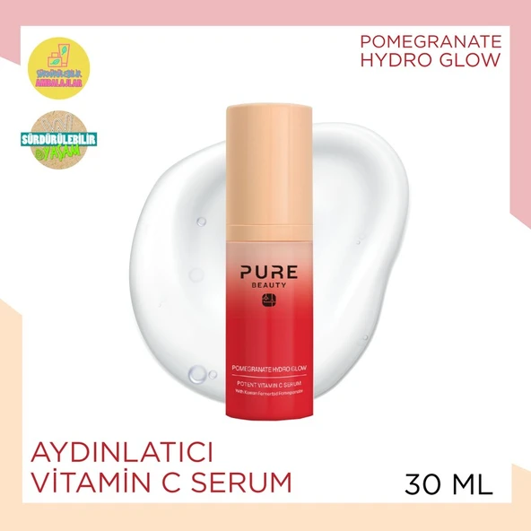 Pure Beauty Pomegranate Hydro Glow Vitamin C Serum 30 ml ürün görseli