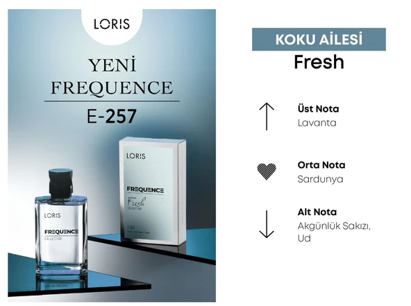 E-257 Frequence Erkek Parfüm EDP 50 ML - 7