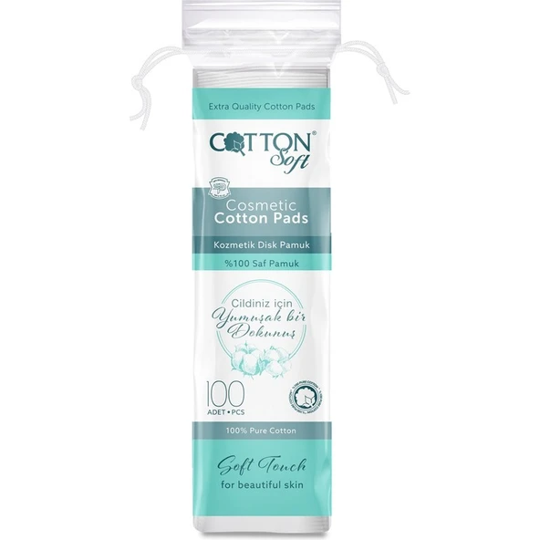 Cotton Soft Disk Makyaj Pamuğu 100 Adet ürün görseli