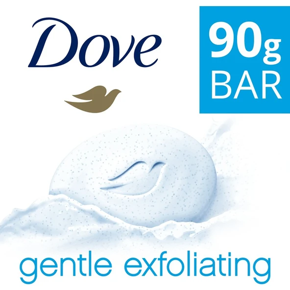 Dove Beauty Cream Bar Katı Güzellik Sabunu Gentle Exfoliating Nemlendirici Etkili 90 g ürün görseli