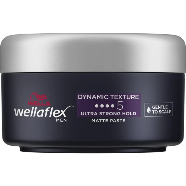 Wella Men Dynamic Texture Dinamik Doku Mat Paste Ultra Strong Hold - 75 ml ürün görseli