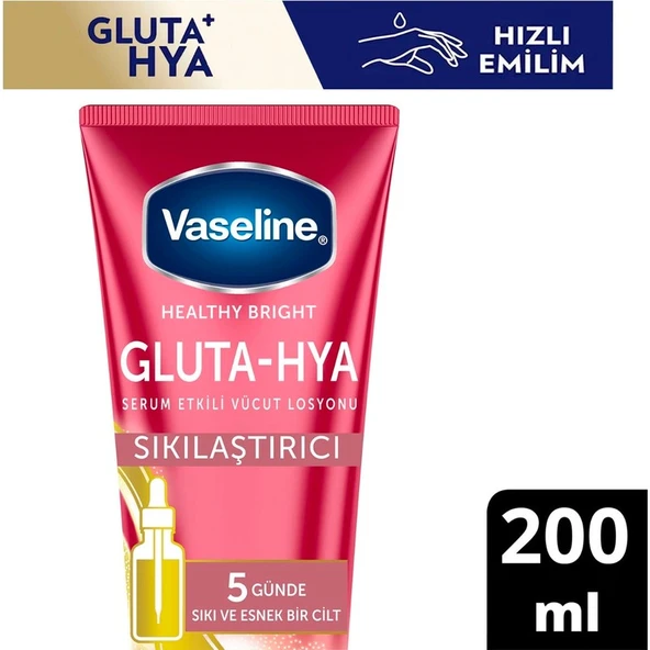 Vaseline Gluta-Hya Serum Etkili Vücut Losyonu  200 ml ürün görseli