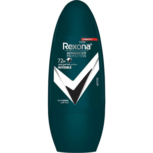 Rexona Üstün Koruma Erkek Roll On Deodorant Invisible 72 Saat Kesintisiz Koruma 50 ml ürün görseli