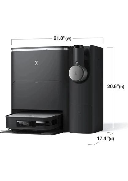 Ecovacs Deebot X2 Combo Akıllı Robot Süpürge Siyah - 3