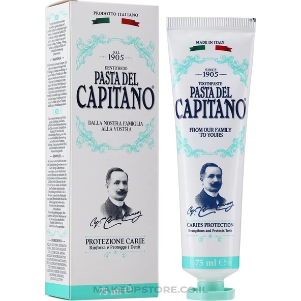 Pasta Del Capitano Çürüklere Karşı Korumalı Diş Macunu 75 ml ürün görseli