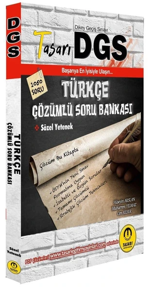 Tasarı DGS Türkçe Soru Bankası ürün görseli