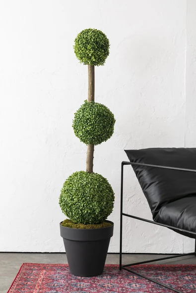 Yapay Top Şimşir Ağacı 3'lü 170 Cm - 2