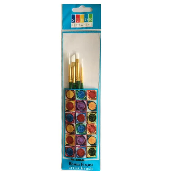 Südor Fırça Seti Sentetik Beyaz Kıl Set:2 ürün görseli