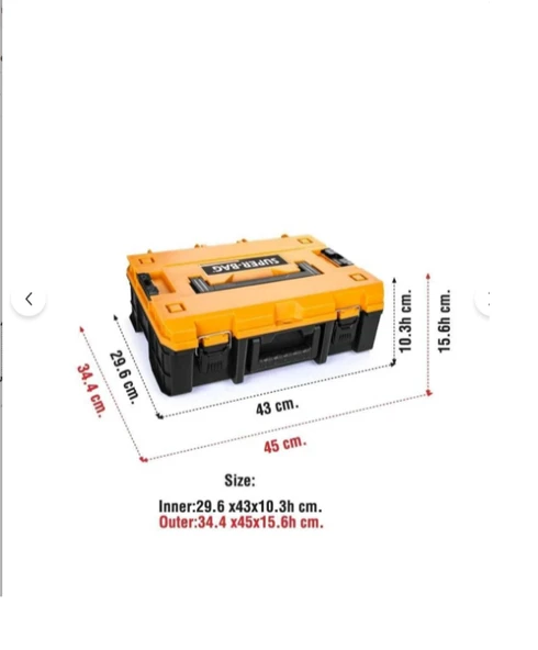 Super-Bag Master Case Organizer Bölmeli Teknisyen Takım Çantası ASR-6031 - 6