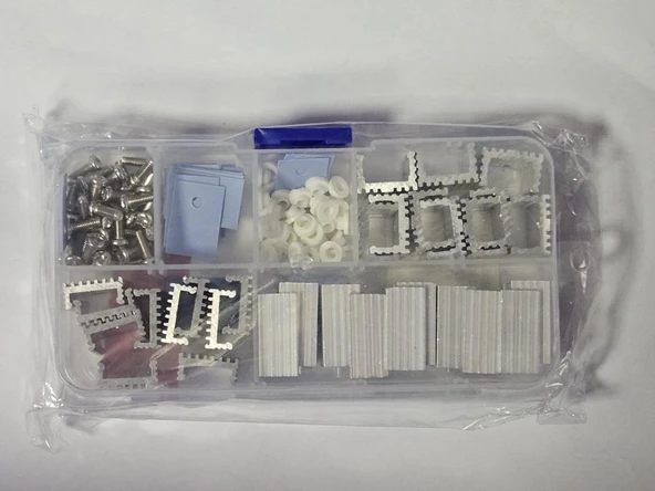 SOGUTUCU 3 ÇEŞİT  ALİMİNYUM SET VİDA+İZALATÖR ürün görseli