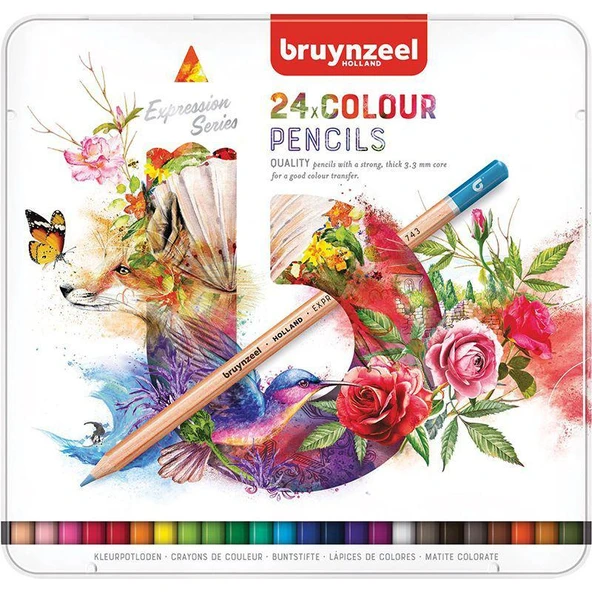 Bruynzeel Expression Series Kuru Boya Kalem Seti 24lü 60312024 ürün görseli
