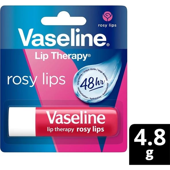 Vaseline Lip Therapy Dudak Bakım Kremi Rosy Lips 4.8 gr ürün görseli