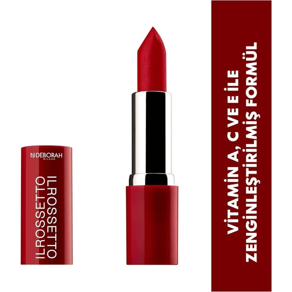 Deborah Milano Il Rossetto Classic Lipstick No: 816 Iconic Red  Dudak Parlatıcısı ürün görseli