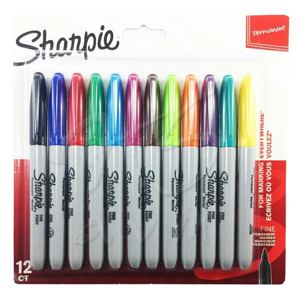 Sharpie Fine Point Marker Kalem 12li Set ürün görseli