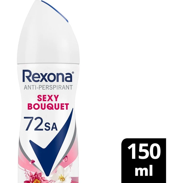 Rexona Kadın Sprey Deodorant Sexy Bouquet 72 Saat Kesintisiz Üstün Koruma 150 ml ürün görseli