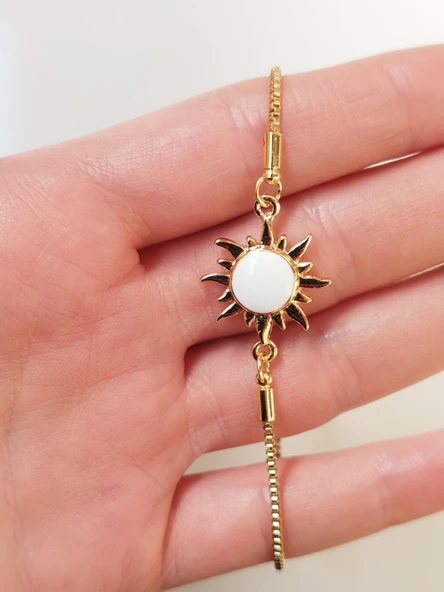 Güneş Tasarımlı Ayarlanabilir Bileklik Şık Hediyelik - 3