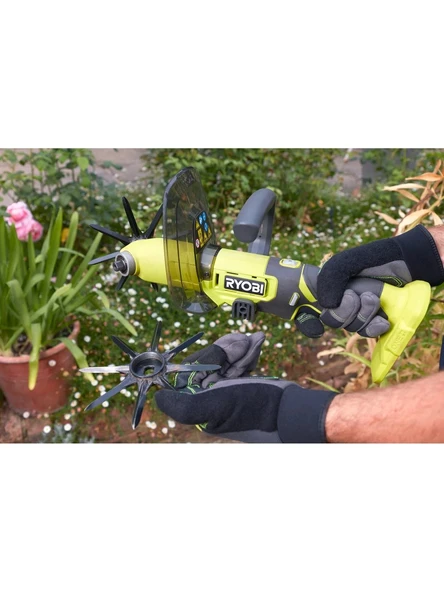 Ryobi RY18HCA-0 Akülü Mini Çapalama Makinesi 12 cm (Akü ve Şarj Cihazı Dahil Değildir) - 5133005766 - Resim 3