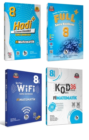 Fi Yayınları 8. Sınıf LGS Matematik Konu Soru Deneme Full Set - 2