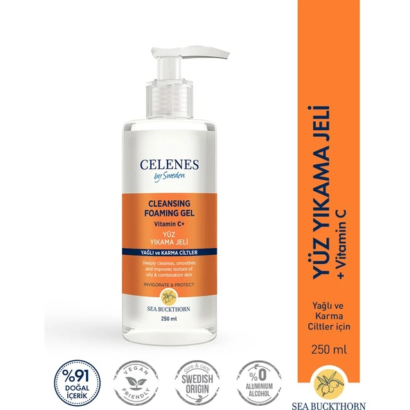 Celenes By Sweden Sea Buckthorn Temızleme Jelı 250 ml Yağlı - Karma ürün görseli