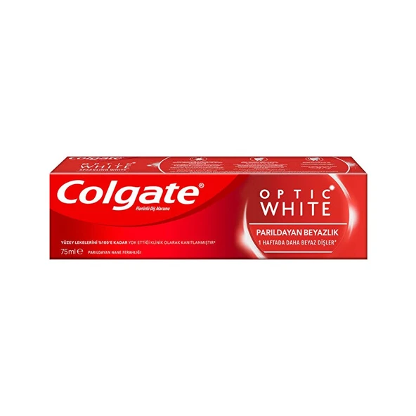 Colgate Diş Macunu - Optik Beyaz Parıldayan Beyazlık - 75 ml ürün görseli