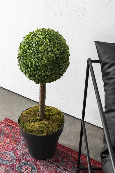 Yapay Top Şimşir Ağacı Tekli 70 Cm - Resim 2