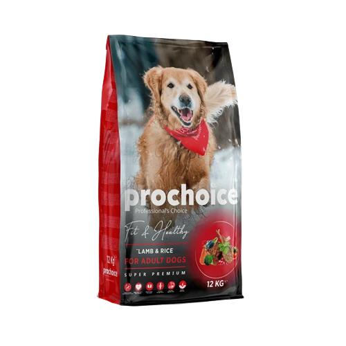 Prochoice Yetişkin Köpekler İçin, Hipoalerjenik, Kuzu Etli Ve Pirinçli Kuru Mama 12 kg ürün görseli