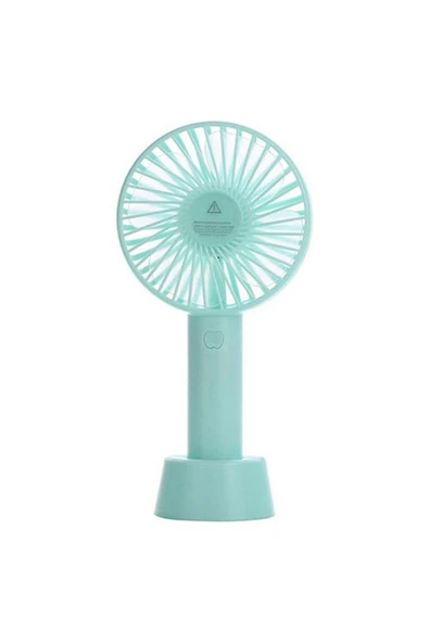 Mini Şarjlı El Ve Masaüstü Fan Soğutucu Vantilatör Standlı Taşınabilir - 9