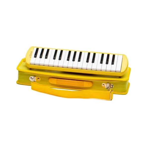 Lino 32 Tuşlu Melodika Çantalı (Ln-32) - Pastel Sarı ürün görseli