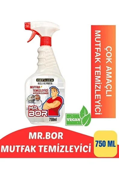 MR.BOR PREMİUM MUTFAK TEMİZLEYİCİ 750 ML.