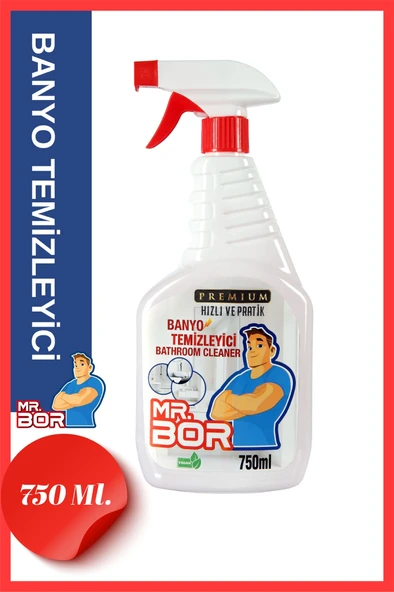 MR.BOR PREMİUM BANYO DERZ VE DUŞAKABİN TEMİZLEYİCİ 750 ML ürün görseli