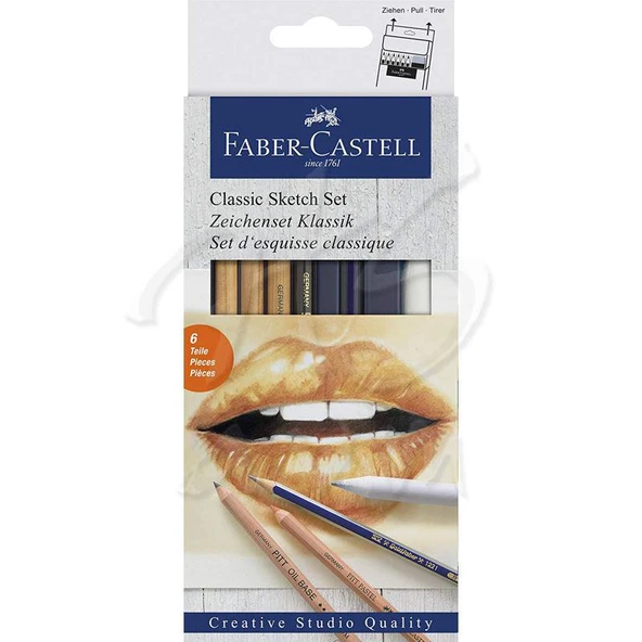 Faber Castell Classic Sketch Set 6lı ürün görseli