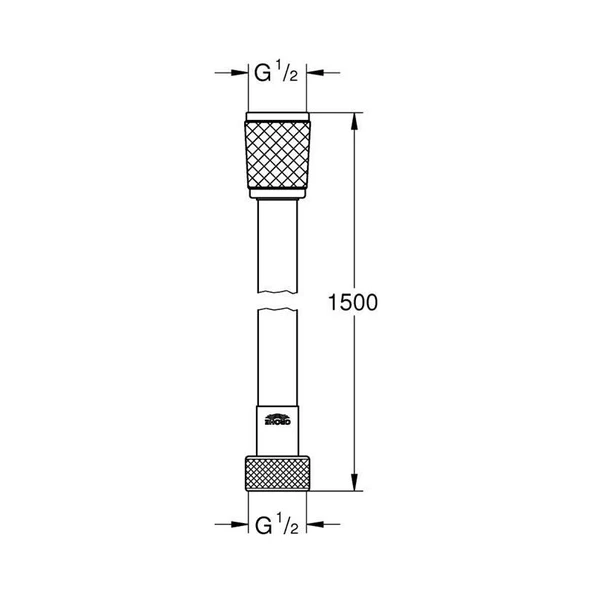 Grohe Relexa Plus Relexaflex Duş Hortumu 28151001 - 2