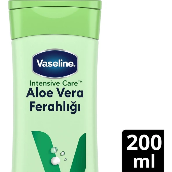 Vaseline Vücut Losyonu Aloe Vera Ferahlığı Kuru Ciltler İçin 200 ml ürün görseli