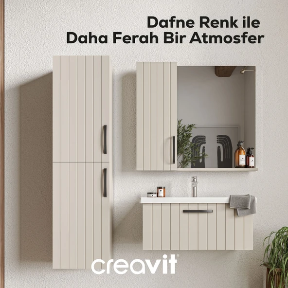 D10 Next Lavabo Dolabı Çekmeceli 65 cm Dafne Lake - Resim 2